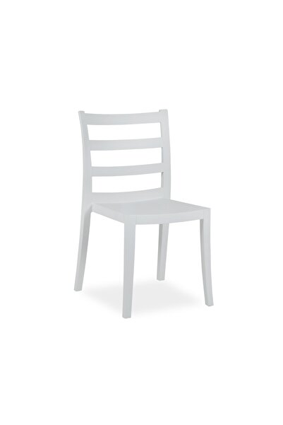 Papatya Nosta-s Sandalye Mutfak Bahce Restoran Kafe Otel Beyaz