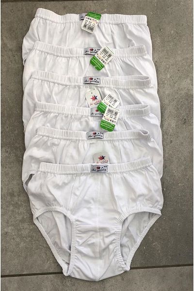 İki Yıldız Chiloți pentru băieți 100% bumbac 9-10 ani, pachet de 6