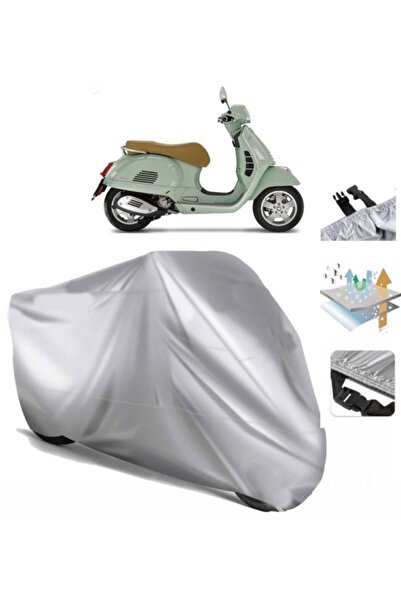 CoverPlus Vespa Gts 300 Motosiklet Brandası Arka Çanta Uyumlu (bağlantı Tokalı)