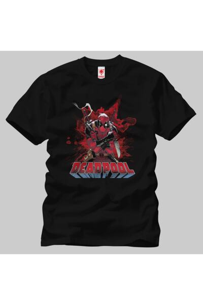 Crazy Deadpool Splatter Чоловічий футболка