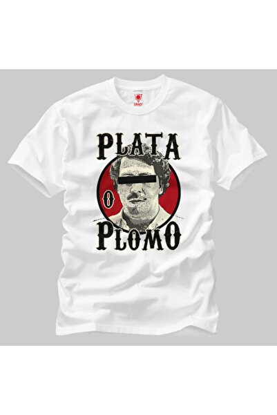 Crazy Narcos Plata O Plomo Чоловічий футболка