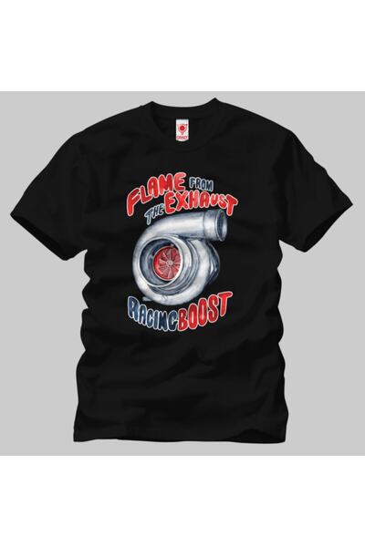 Crazy Турбо полум'я з вихлопної труби Чоловічий футболка