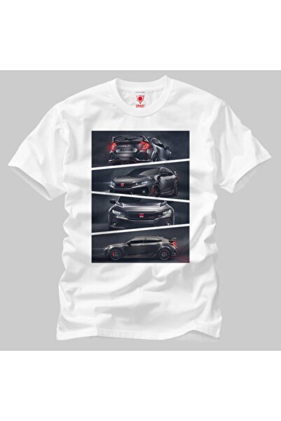 Crazy تي شيرت هوندا سيفيك 2017 للرجال - تصميم وقص