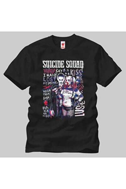Crazy Суїсайд Сквад - Чоловічий футболка "Kiss Me"