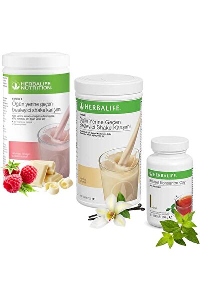 Herbalife Ahududu Shake 1 - Vanilya Shake 1 - Çay Klasik 100 gr