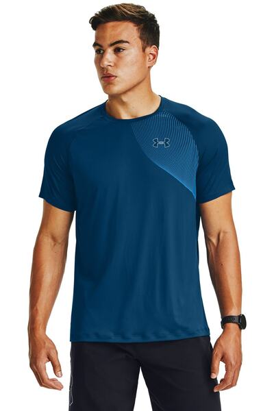 Under Armour Erkek Spor T-Shirt - Ua Qualifier Iso-Chill Ss - 1353467-581