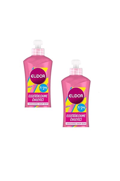 Elidor 7/24 Krem Elektriklenme Önleyici Şekillendirici Saç Bakım Kremi 300 ml...