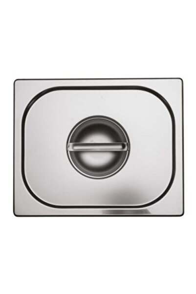 MATARMUTFAK 1/2 Gastronom Küvet Paslanmaz Çelik Kapak 32.5*26 Cm