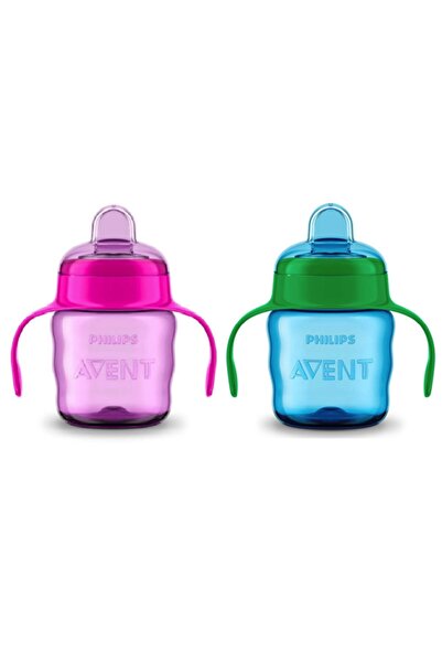 Philips Avent Unisex Children's Blue Educational Sippy Cup 200 ml