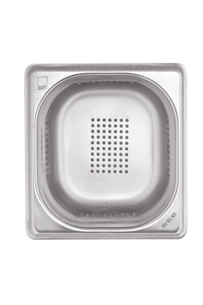 Kapp Süzgeçli Çelik Gastronom Küvet 1/6-65