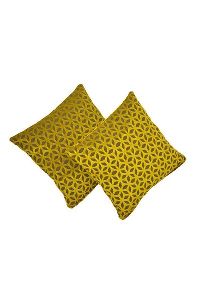 makiteks غطاء وسادة مخملي فاخر من Epengle قطعتين 42x42 سم موديل 34