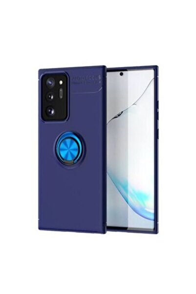 zore Galaxy Note 20 Ultra /galaxy Note 20 Plus Kılıf Ravel Yüzüklü Standlı Si...