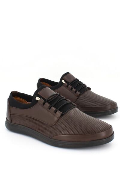 Deripabuc Genuine Leather Brown Men's Leather Casual Shoes Mrd7-0706