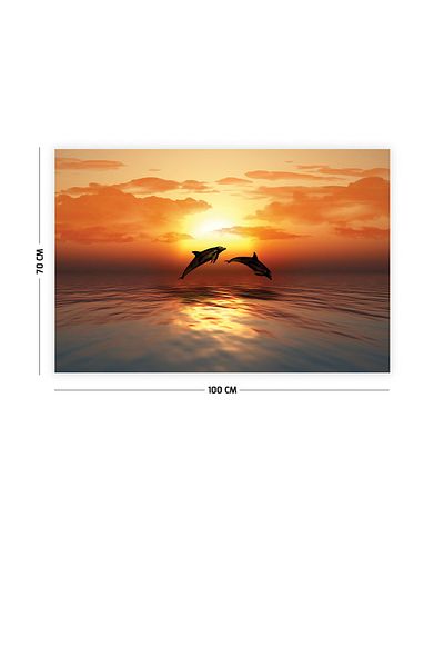 Vagonik Covor Husa Perete Delfin Si Apus 70 X 100 Cm