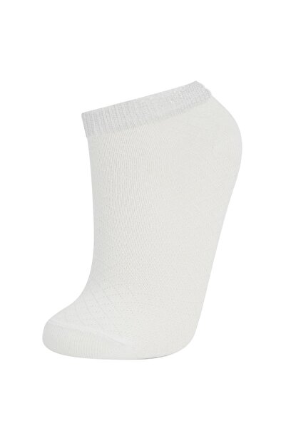 DeFacto Girl's Cotton 3-Piece Short Socks