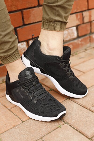 lumberjack Erkek Siyah Memory Foam Ortopedik Spor Ayakkabı