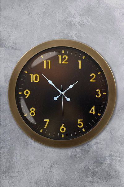 Kasva Concept 36cm Antique Metal Office Wall Clock