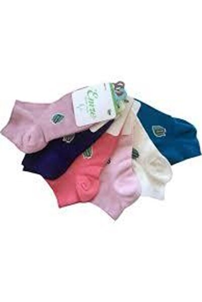 ruby socks Kadın Bambu Dikissiz Patik Çorap 6'lı