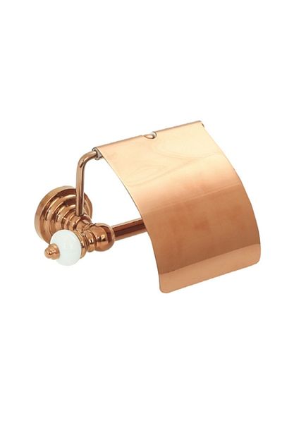 Maya Style Pvd Rose Covered Paper Holder 100% Brass