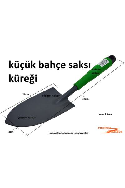 Yıldırım Bahçe Hobi Küreği Saksı Kürek Çiçek Gübre Ekonomik Mini Kürek