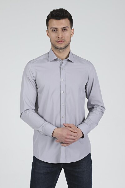 Daniel Bessi Slim Fit Uzun Kollu Erkek Gömlek 360-db02