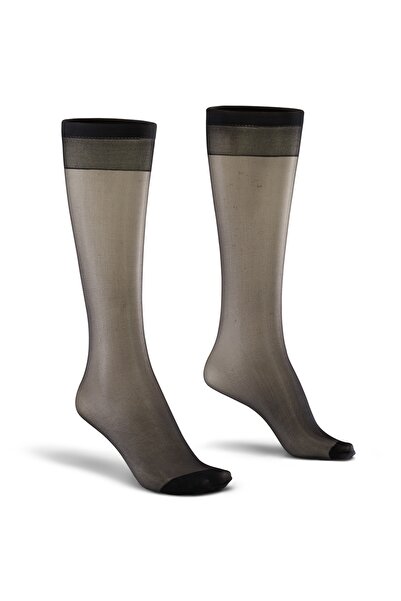 Bonny Silver Odor-Free Knee-Length Thin Silver Socks 3 Pack