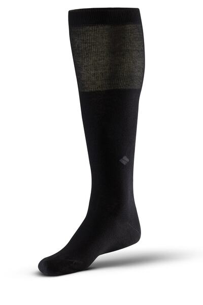 Bonny Silver Diabetic Knee Length Silver Socks
