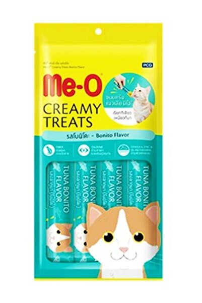me-o Creamy Treats Kurutulmuş Ton Balıgı 4x15gr