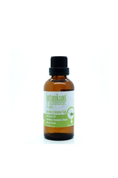 botaniksan Dill Seed Oil 50ml - Cold Pressed, Pure, Natural, No Additives