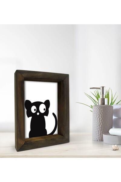 Bk Gift Gift Bathroom Decorative Natural Solid Wood Frame 15X20Cm-4