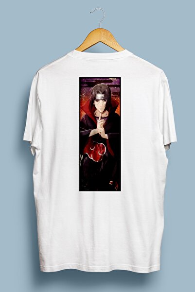 FUWEAR Itachi Uchiha Printed Cotton Oversize T-shirt