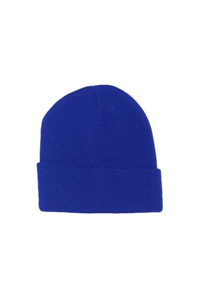 PAKER GİYİM Unisex Blue Folded Basic Beret