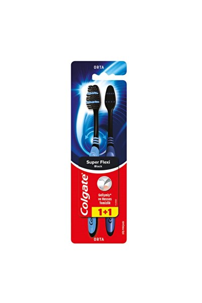 Colgate Super Flexi Black 1+1 Diş Fırçası