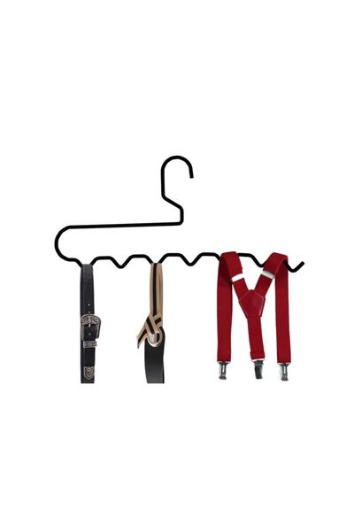 CAROLİNA أنا حزام معدني شال وشاح خزانة منظم شماعات