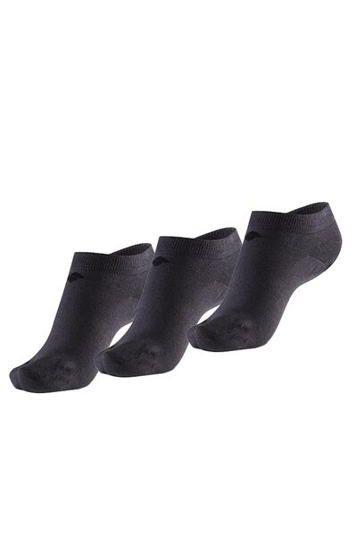 Bonny Silver Odor-Free Booties Women's Smoked Silver Socks 3 Pack