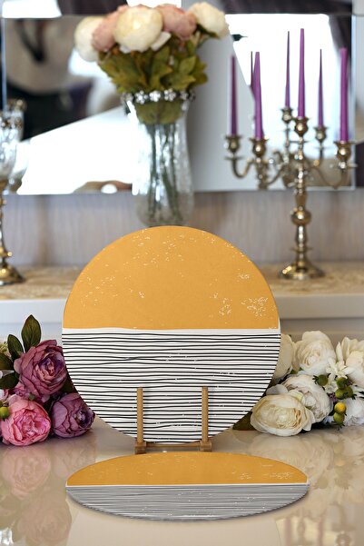 Realhomes 2-комплект сучасних круглих підносок та сервірувальних підставок з ...