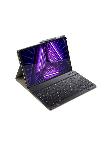 Microcase Lenovo Tab M10 Tb-x306f 10.1 Tablet Bluetooth Klavyeli Standlı Kılı...