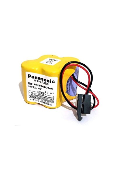 PANASONIC Br-2/3agct4a 6v Siyah Soketli Fanuc Cnc Pili