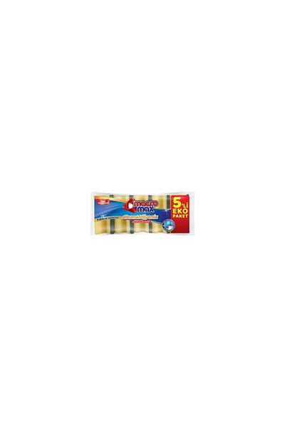 MACROMAX 5Pcs Classic Green Corrugated Sponge