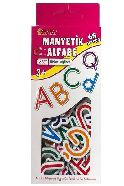 Diytoy Magnetic Alphabet Turkish-English
