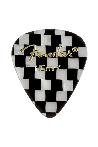 FENDER 1 Adet Pena 351 Shape Graphic Picks Checker Heavy