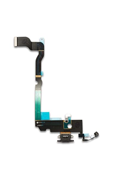 Teknonet Iphone Xs Max  Filmli Şarj Soketi - Siyah