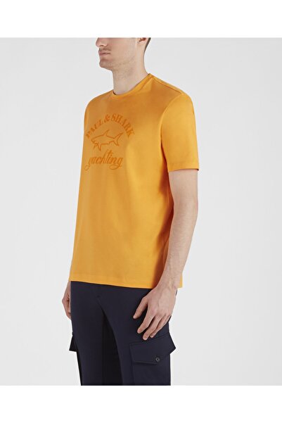 PAUL&SHARK Ανδρικό πλεκτό μπλουζάκι C.w. Βαμβάκι