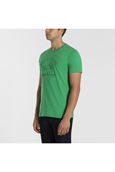 PAUL&SHARK Ανδρικό πλεκτό μπλουζάκι C.w. Βαμβάκι