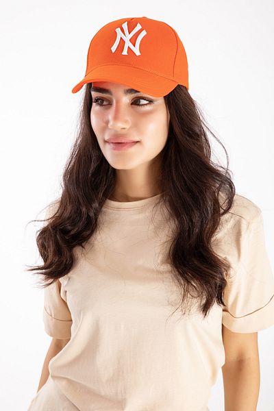 LadyColor Pălărie portocalie unisex - Ny New York