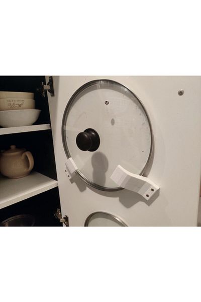 Bi'şeyler Sepeti Pot Lid Holder Apparatus