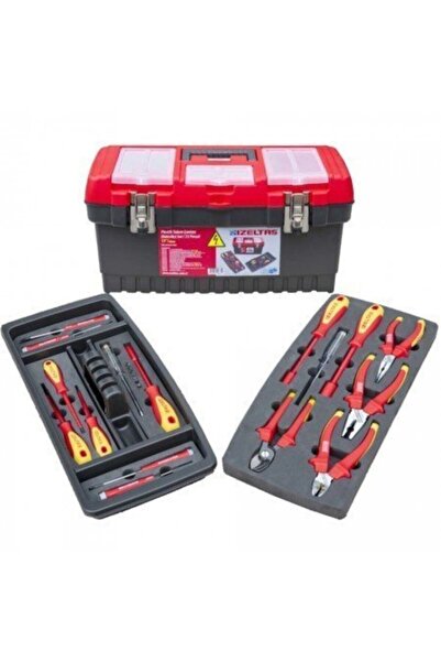 İzeltaş İzeltaş 8440 Plastik Takım Çantası Elektrikçi Set 23 Parça (DOLU) 19'...