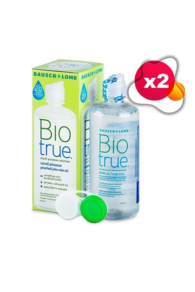 Biotrue 300 Ml Contact Lens Solution X2