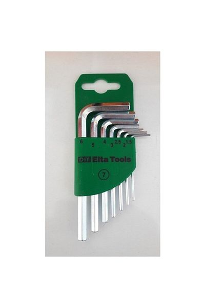 İzeltaş Elta Allen Key Set Six Corners 7 Pieces