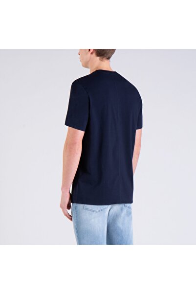 PAUL&SHARK Ανδρικό πλεκτό μπλουζάκι C.w. Βαμβάκι